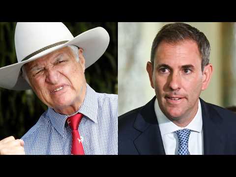 News24 thumbnail with photographs of Bob Katter and Jim Chalmers