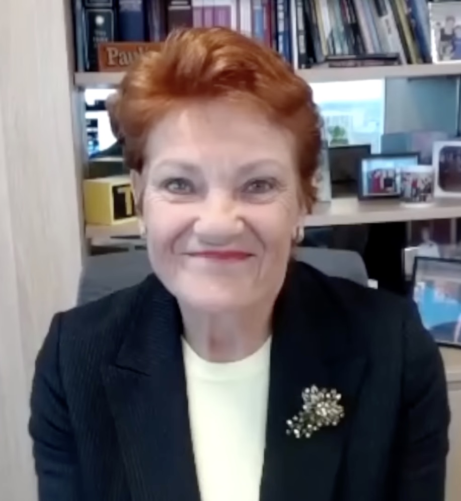Portrait of Pauline Hanson